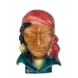 VTG Royal Copley • Pirate Wall Pocket Planter • Standing Planter • Vase